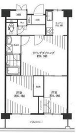 三田ナショナルコート 7階 間取り図