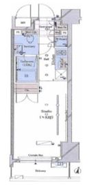 コンシェリア西新宿 5階 間取り図