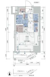 エステムコート亀戸東京イースト 4階 間取り図