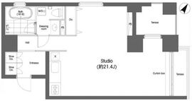 コンフォリア南青山 602 間取り図