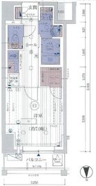 エステムコート亀戸東京イースト 12階 間取り図