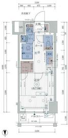 エステムコート亀戸東京イースト 4階 間取り図