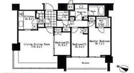 THE ROPPONGI TOKYO CLUB RESIDENCE 37階 間取り図