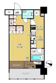 イクサージュ目黒 5階 間取り図