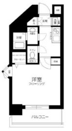 メゾン・ド・ヴィレ渋谷 7階 間取り図