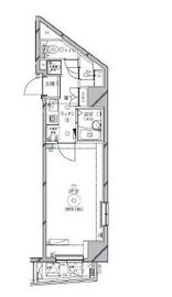 リクレイシア西麻布 1-8F2 間取り図