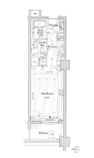 レグノ・セレーノ 5階 間取り図