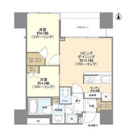 パークタワー錦糸町 5階 間取り図