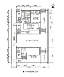 東雲キャナルコートCODAN 17-1111 間取り図