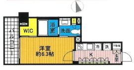 ザ・パークワンズ山吹神楽坂 2階 間取り図