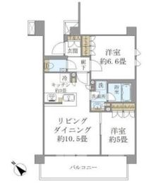 ブリリア旗の台 205 間取り図