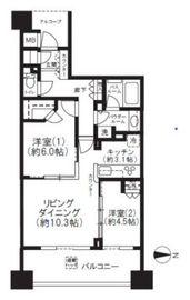 パークスクエア南品川 3階 間取り図
