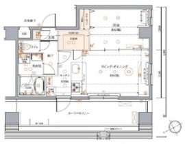 クレヴィスタ文京江戸川橋 603 間取り図