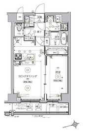 リルシア北新宿 101 間取り図