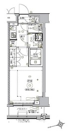 リルシア北新宿 102 間取り図