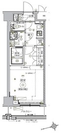 リルシア北新宿 105 間取り図