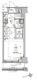 リルシア北新宿 106 間取り図