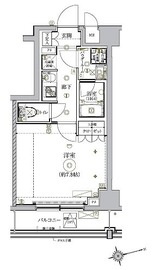 リルシア北新宿 212 間取り図