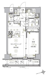 リルシア北新宿 401 間取り図