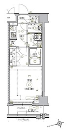 リルシア北新宿 402 間取り図