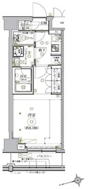 リルシア北新宿 403 間取り図