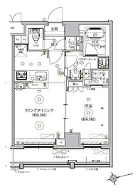 リルシア北新宿 406 間取り図