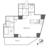 セントラルクリブ六本木 2-501 間取り図