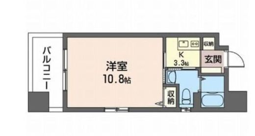 ワイズタワー 803 間取り図