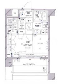 パレステュディオ新宿パークサイド 7階 間取り図