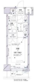 パレステュディオ新宿パークサイド 11階 間取り図