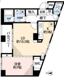 セーシェル恵比寿 3階 間取り図