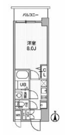 ディームス東陽町2 202 間取り図