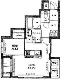 コンフォリア麻布台 301 間取り図