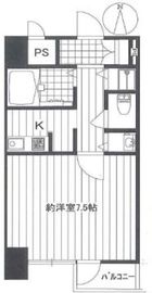 日神パレステージ西麻布 4階 間取り図