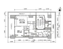 東雲キャナルコートCODAN 16-701 間取り図