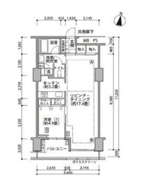 東雲キャナルコートCODAN 17-816 間取り図