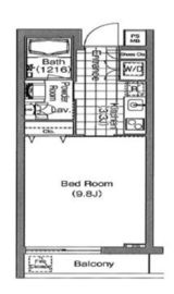 コンフォリア早稲田 319 間取り図