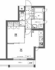 コンフォリア麻布台 306 間取り図