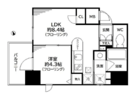 CONOE本郷三丁目 5階 間取り図
