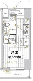 レガリス品川サウス 5階 間取り図