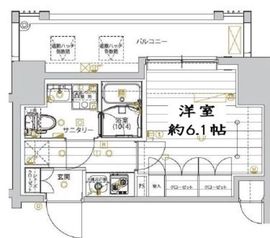 レガリス品川サウス 4階 間取り図