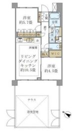 ブリリア旗の台 104 間取り図