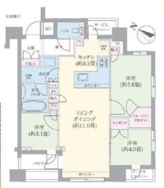 クレヴィア日本橋水天宮前 6階 間取り図