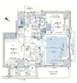 ブランズ渋谷神山町 6階 間取り図