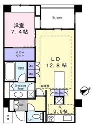パークコート南青山ヒルトップレジデンス 5階 間取り図