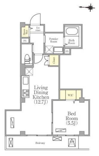 メゾンアザレア 403 間取り図