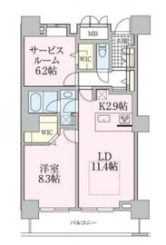 ロイヤルパークスタワー南千住 2903 間取り図