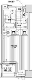 カスタリア銀座 902 間取り図