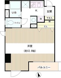 アルエット台東 504 間取り図