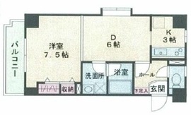 サンアーバン目黒 403 間取り図